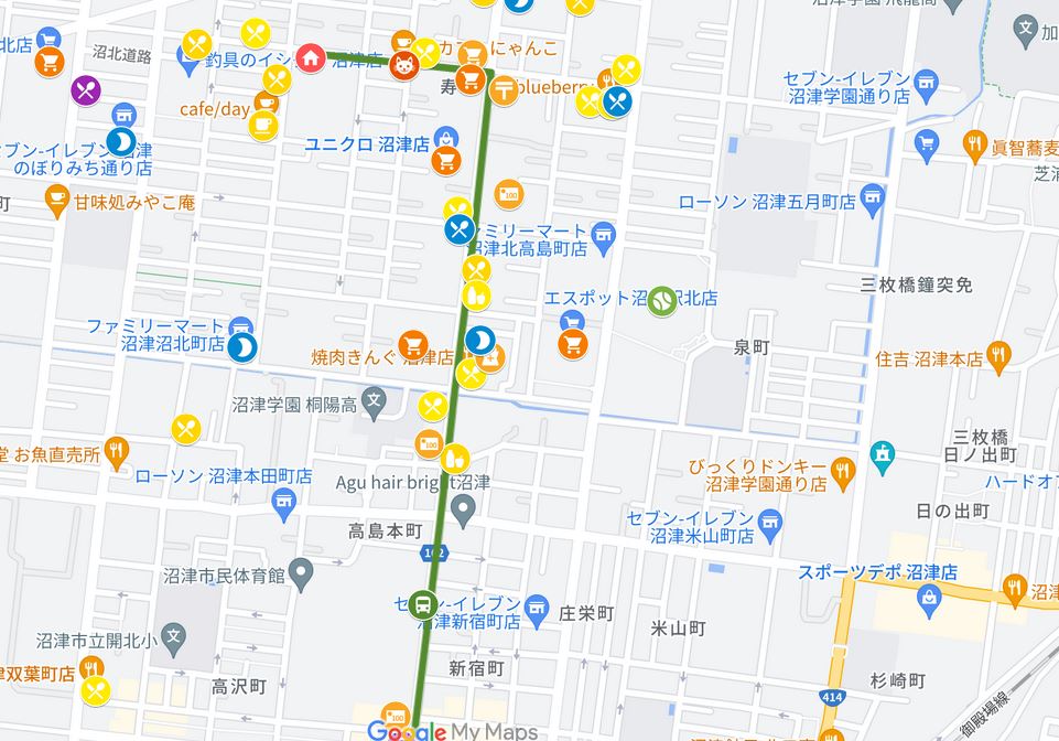 沼津 ドローンスクール マップ 地図 googleマップ