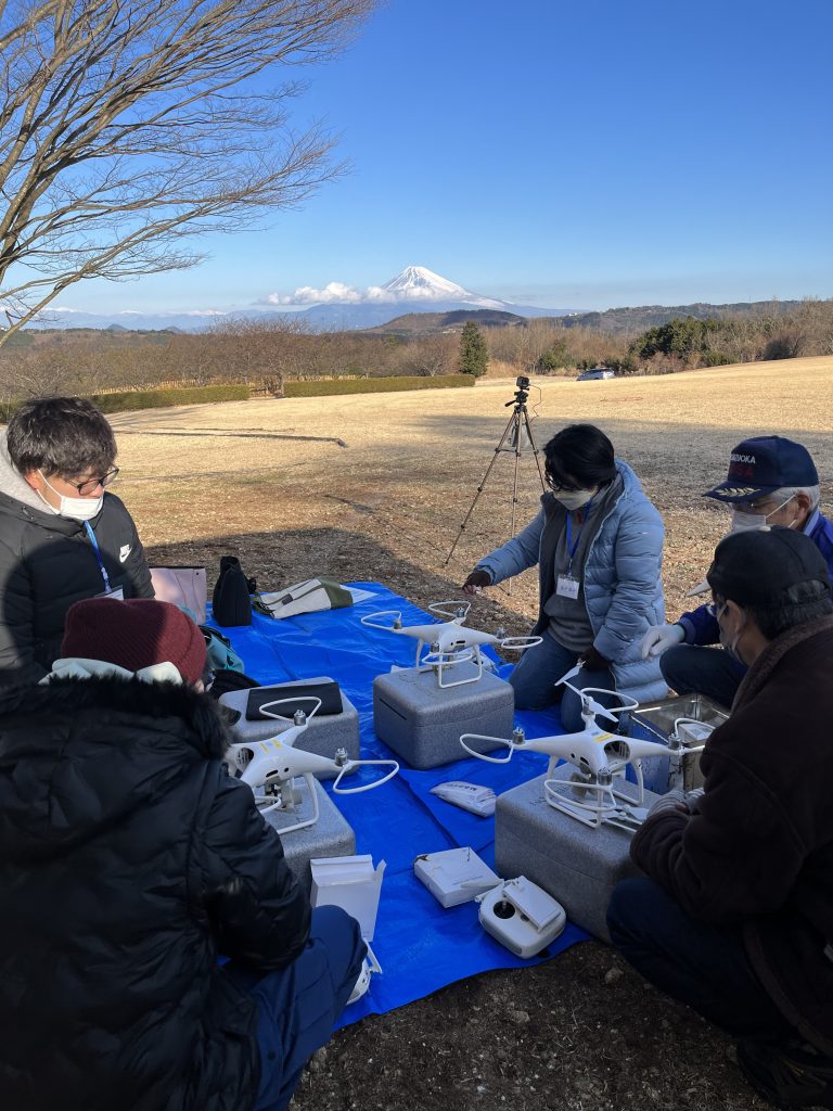 富士山 ドローン ドローンスクール Phantom4Pro