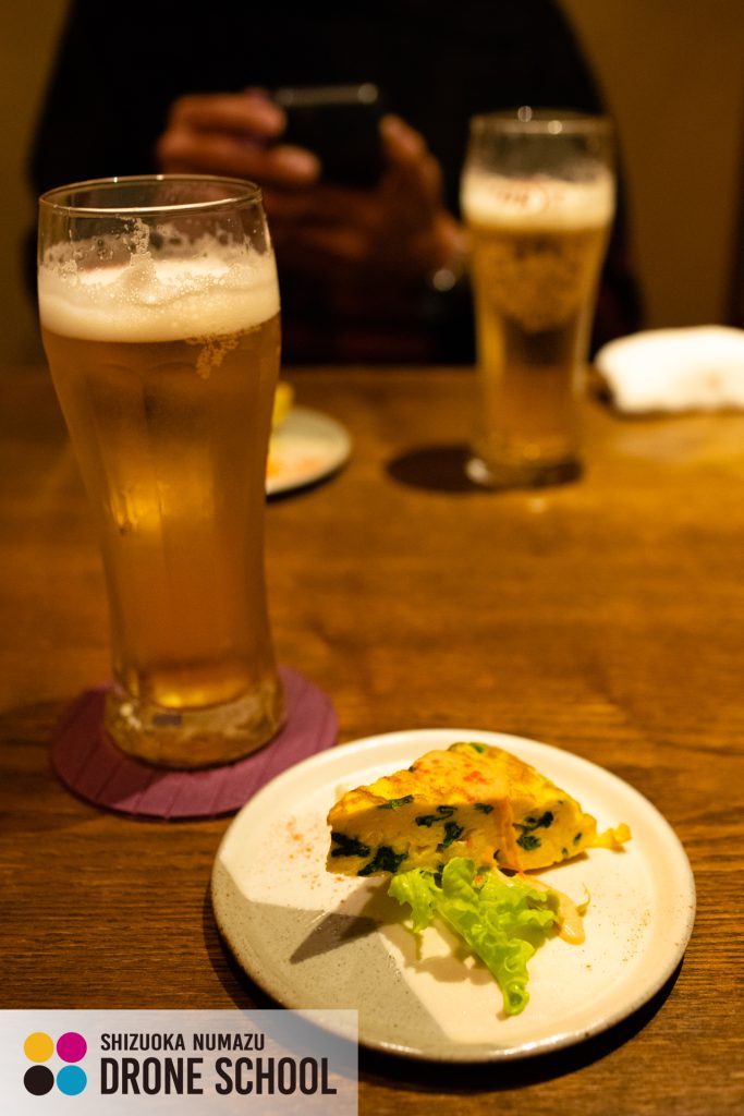 お通し ビール KAMEYAMA 山梨 飲み会 居酒屋