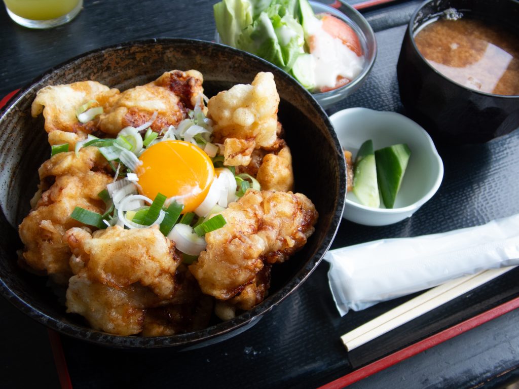 いちごプラザ 静岡沼津ドローンスクール 東部自動車学校 伊豆 ドライブイン レストラン 鳥天丼